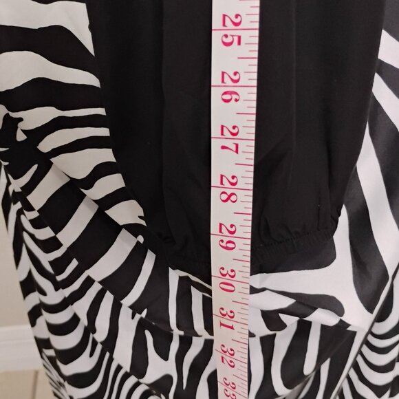 S-DEER Long Sleeve Zebra Pattern Dress – Size XL – New with Tags - Picture 11 of 16